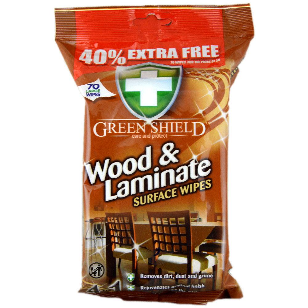 G.Shield Wood & Laminate Wipes 70'S